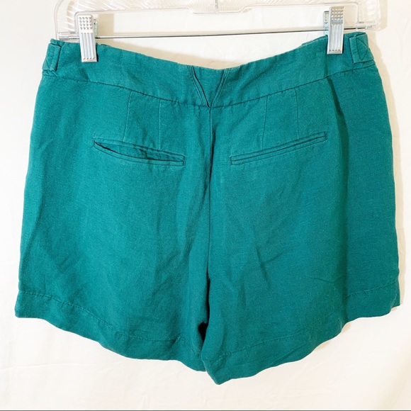 White House Black Market Linen Shorts Size 0 - Picture 2 of 11